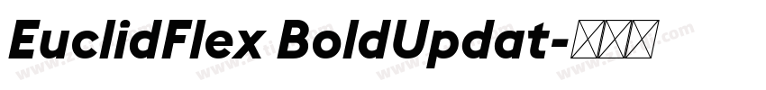 EuclidFlex BoldUpdat字体转换